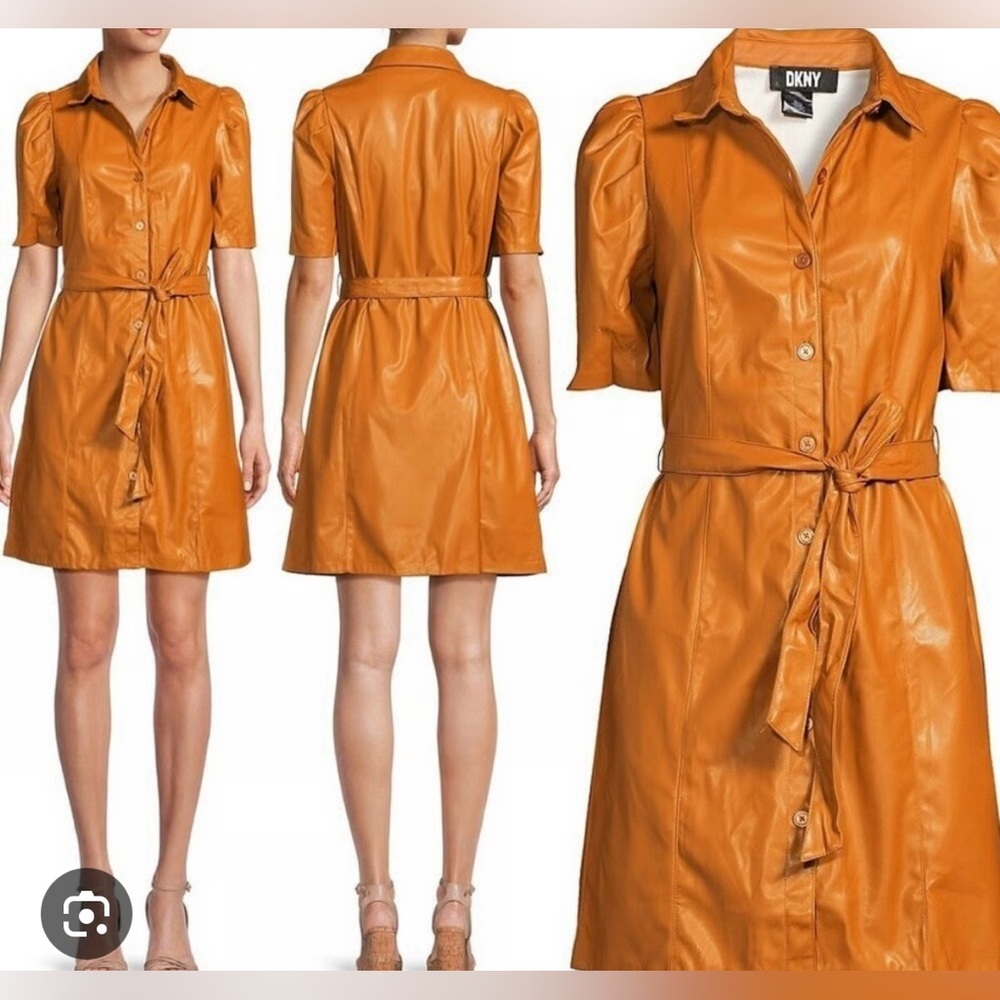 DKNY Women's Tan Mini Dress size 6